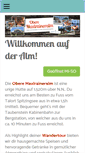 Mobile Screenshot of obere-maxlraineralm.de
